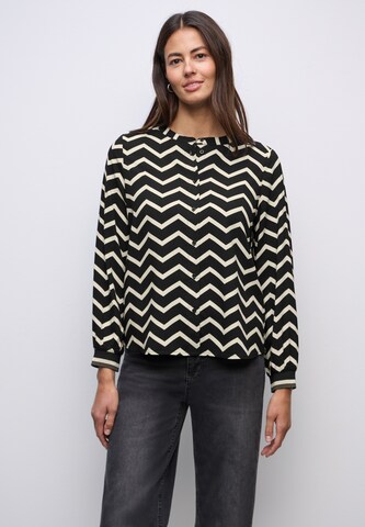 STREET ONE Bluse in Schwarz: Vorderseite