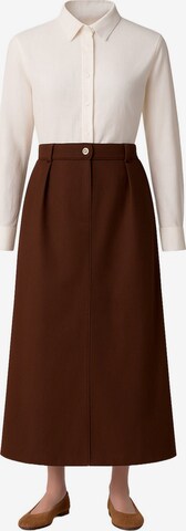 Touche Prive Skirt in Brown: front