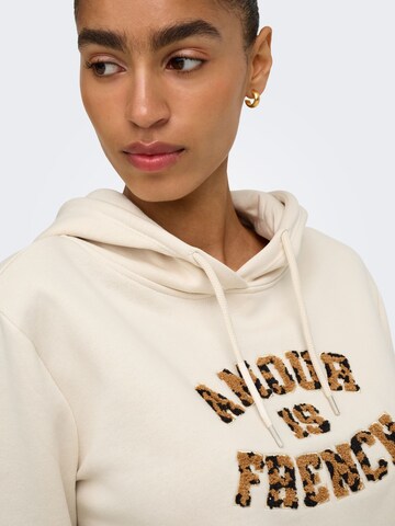 Sweat-shirt 'ONLMaia' ONLY en beige