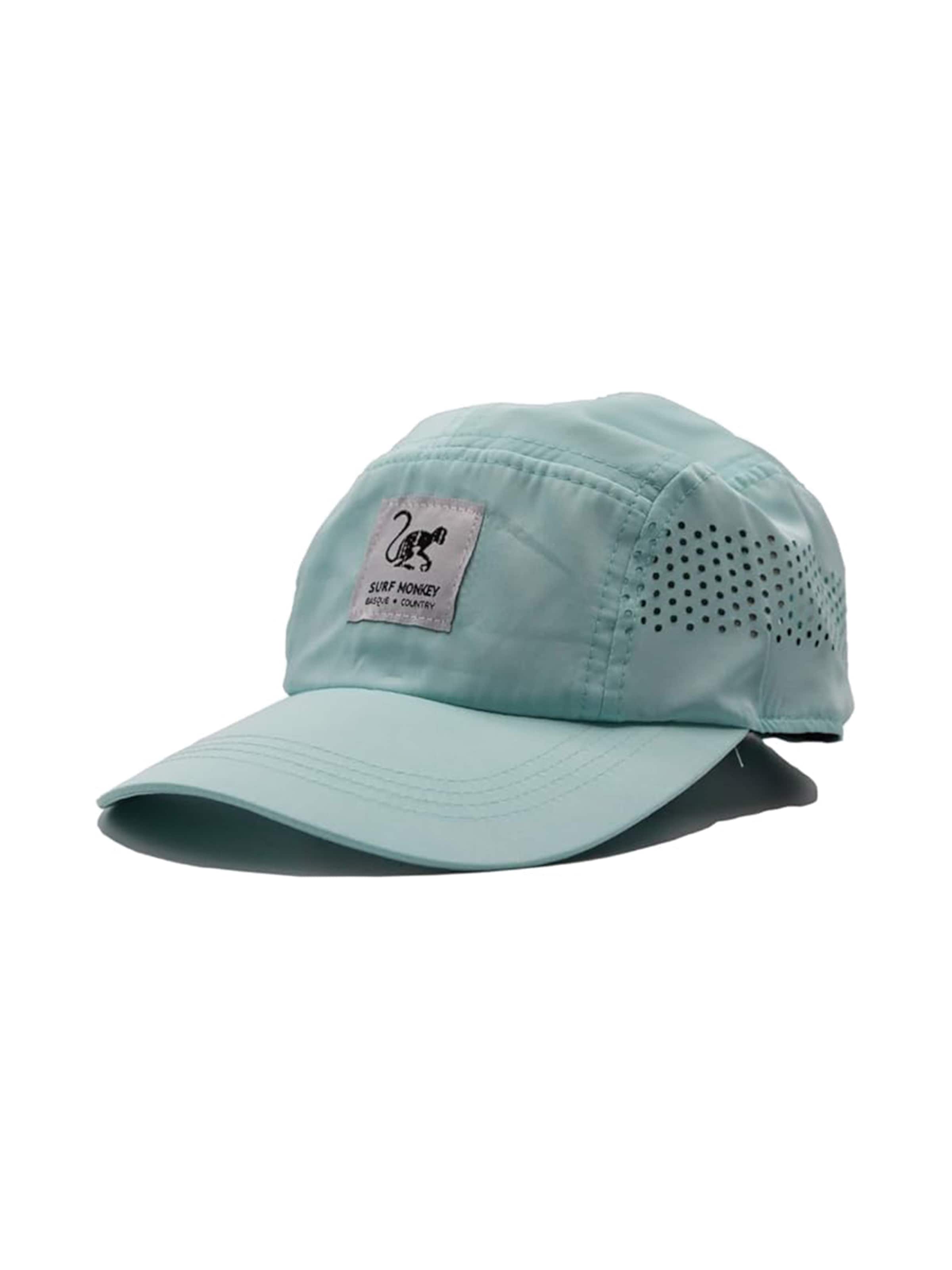Cappello da baseball sportivo di Surf Monkey in verde: frontale