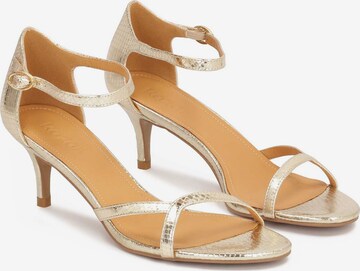 Kazar Strap Sandals in Gold