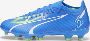 PUMA Soccer Cleats 'Ultra Match' in Blue: front