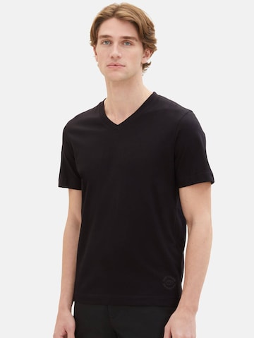 TOM TAILOR - Camisa em preto