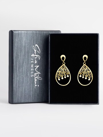 Sofia Milani Ohrringe 'Oval Leaf'‌‌‌‌‌‌‌ in Gold