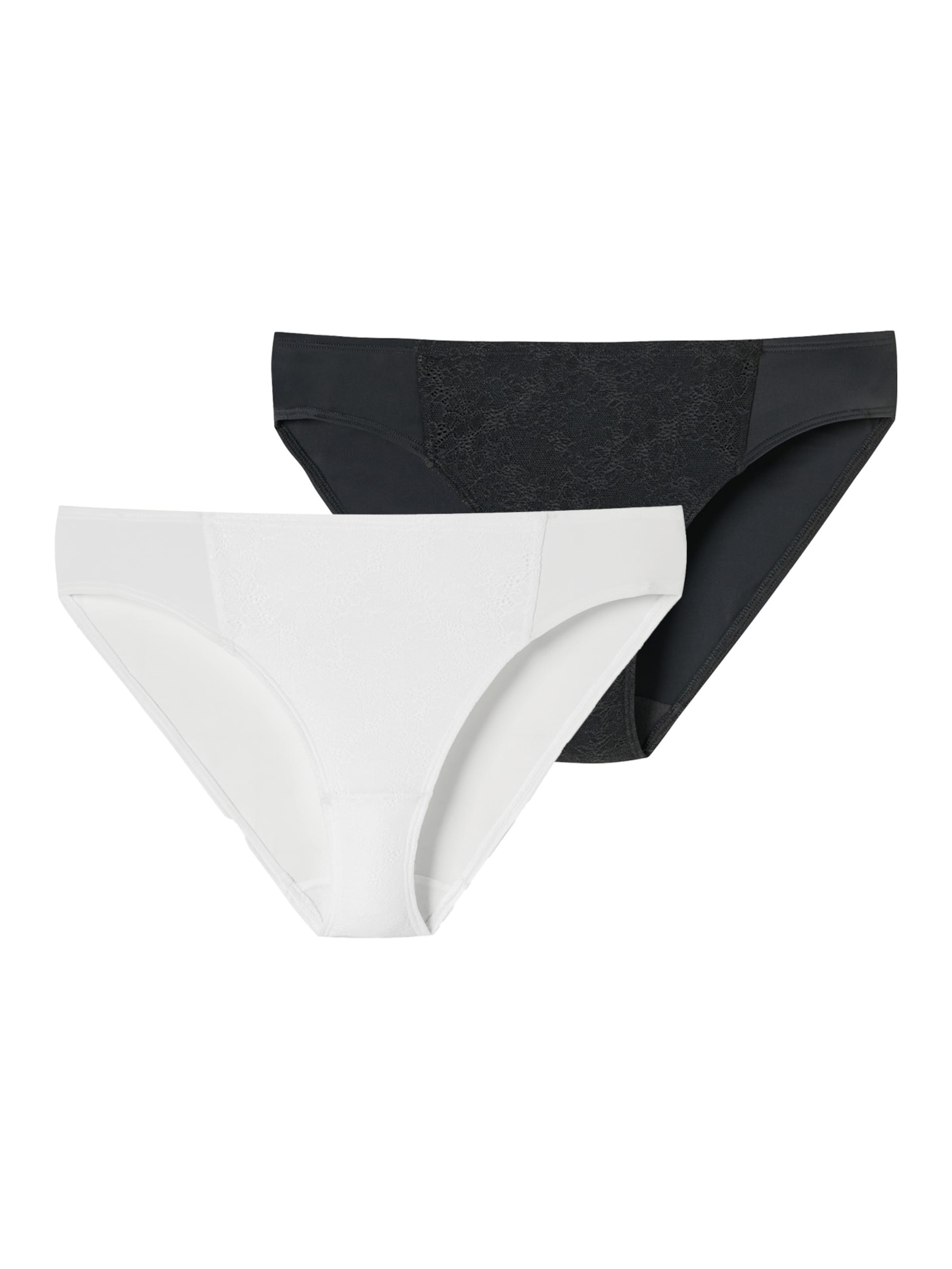 Slip ' Air blickdichte Spitze ' SCHIESSER en noir : devant