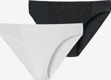 SCHIESSER Rioslip ' Air blickdichte Spitze ' in Schwarz: Vorderseite