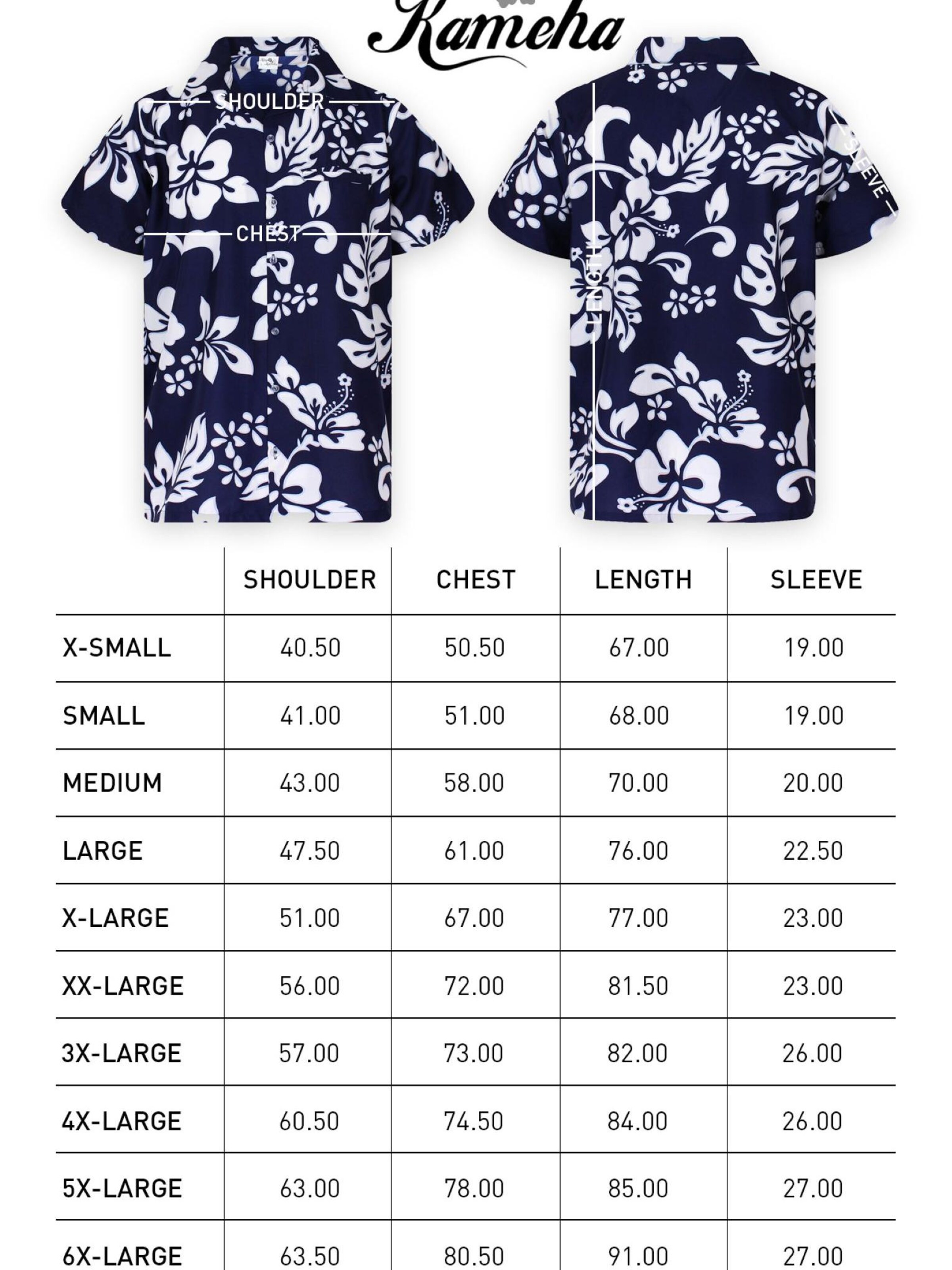 King Kameha Shirt 'Hibiscus'‌ in Blau