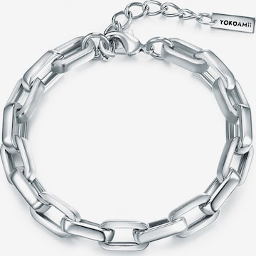 Yokoamii Bracelet in Silver: front