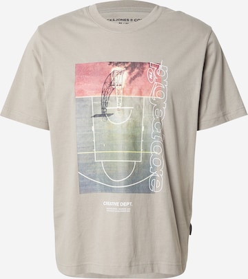 JACK & JONES Футболка 'JCOUNION' в Серый: спереди