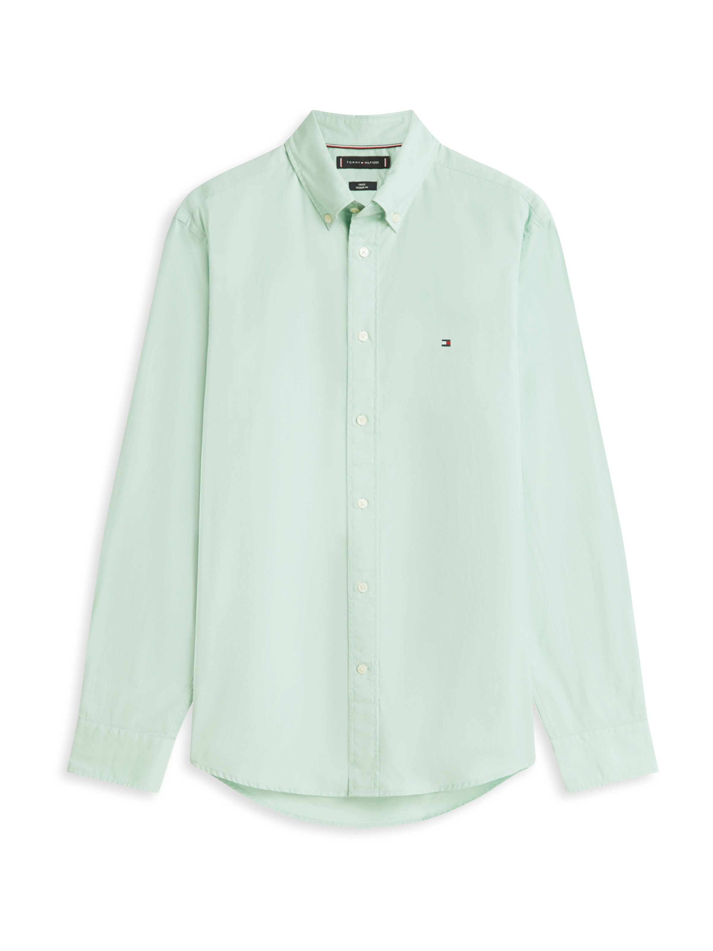 TOMMY HILFIGER Srajca 'FLEX' | zelena barva: sprednja stran