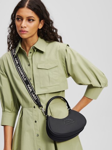 Borsa a tracolla di Karl Lagerfeld in nero: frontale