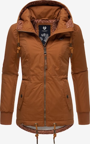 Ragwear Performance Jacket 'Danka' in Brown: front