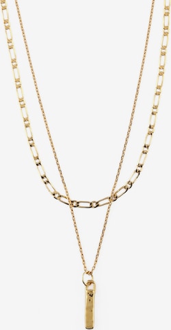 Orelia Necklace in Gold: front