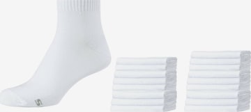 Chaussettes 'Houston' SKECHERS en blanc : devant