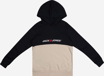 Jack & Jones Junior Суичър 'Corps' в сиво: отпред