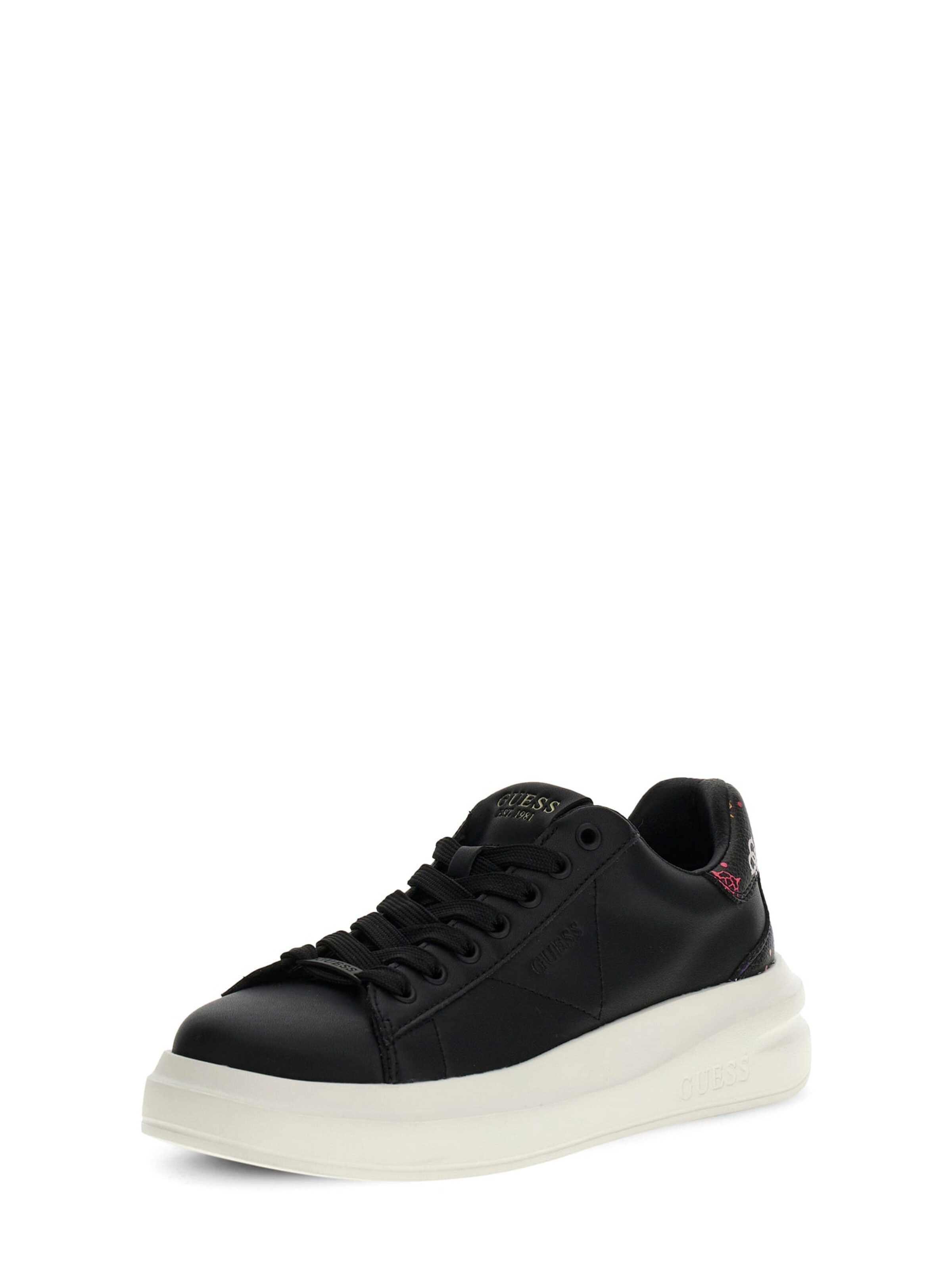 GUESS - Zapatillas deportivas bajas 'ELBINA11' en negro: frente