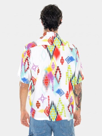 Fit confort Chemise 'Ikat' aries en mélange de couleurs