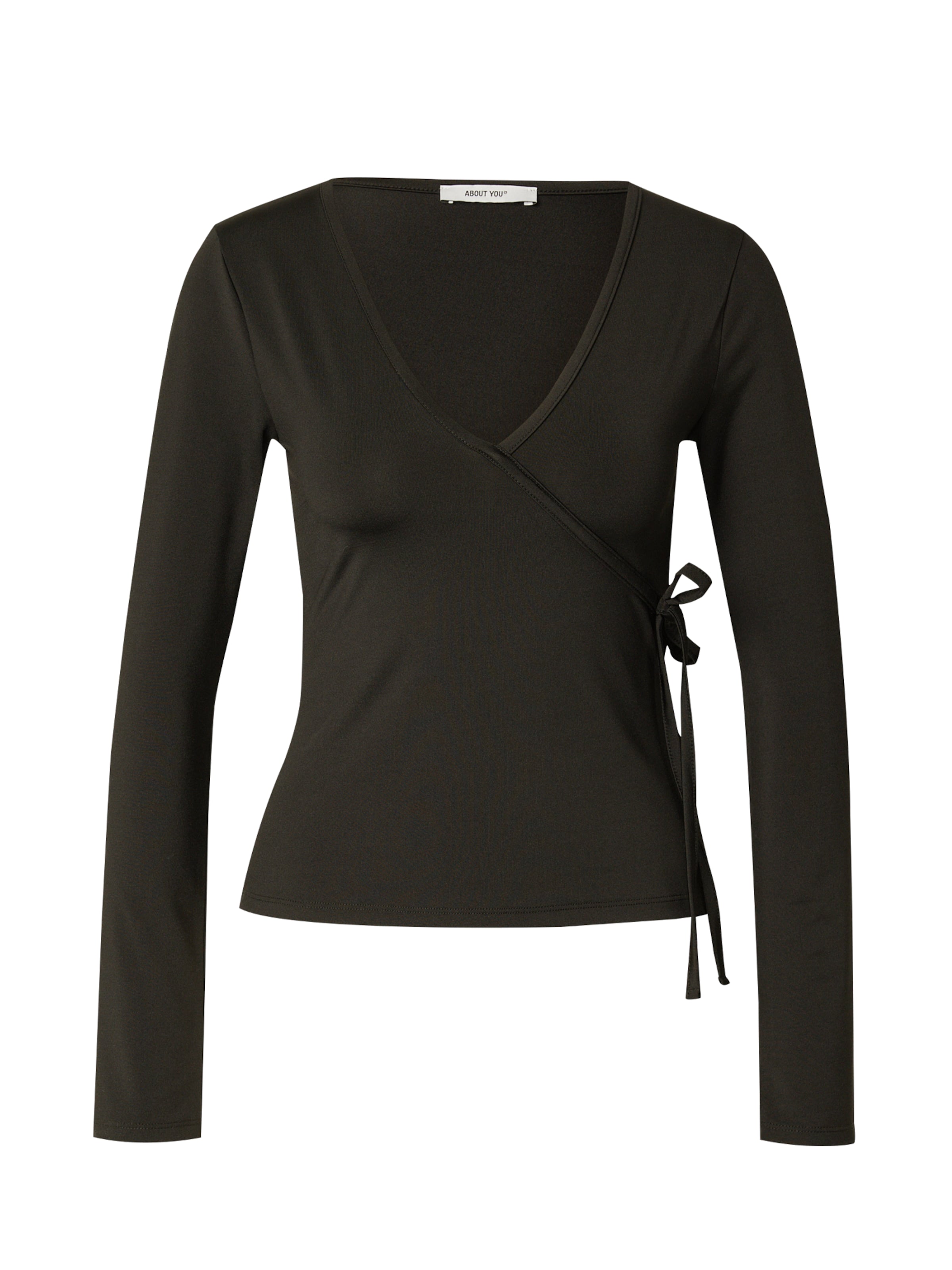 ABOUT YOU Тениска 'Piper' в черно: отпред