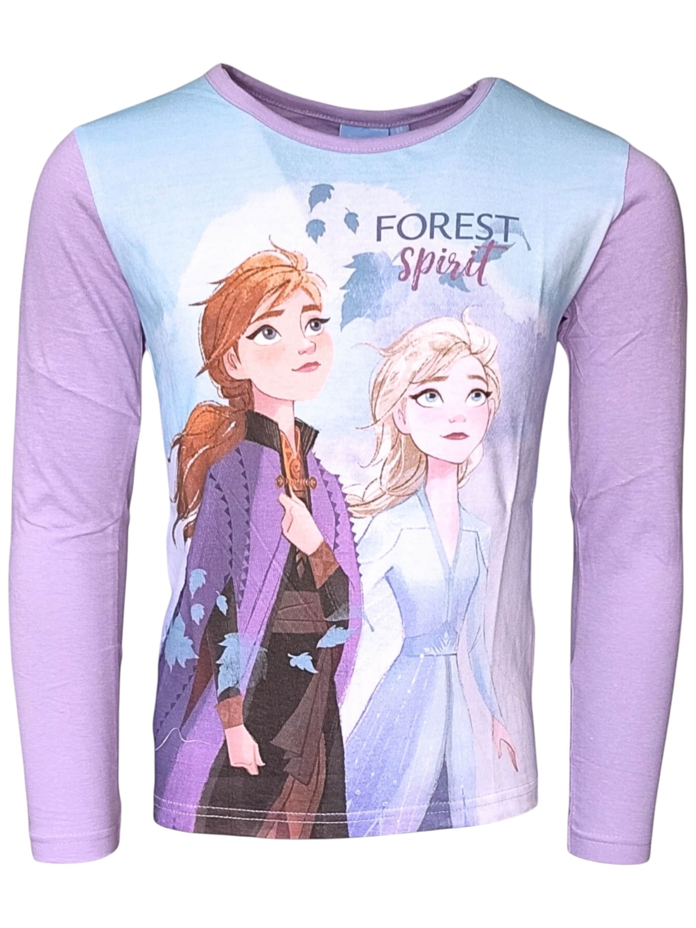 Disney Frozen Shirt 'Disney Frozen Langarmshirt' in Purple: front
