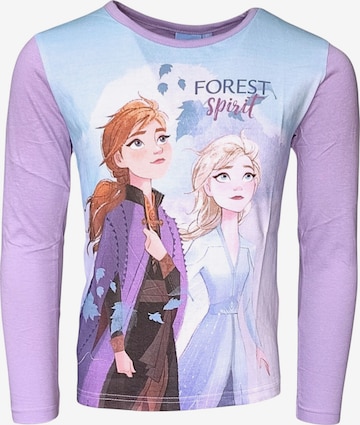 Disney Frozen Shirt 'Disney Frozen Langarmshirt' in Purple: front