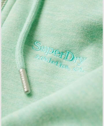 Superdry Sweatjacke 'Essential' in Grün