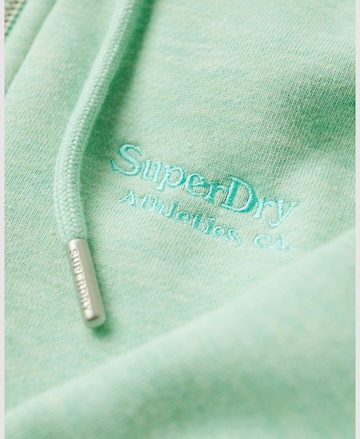 Superdry Zip-Up Hoodie 'Essential' in Green