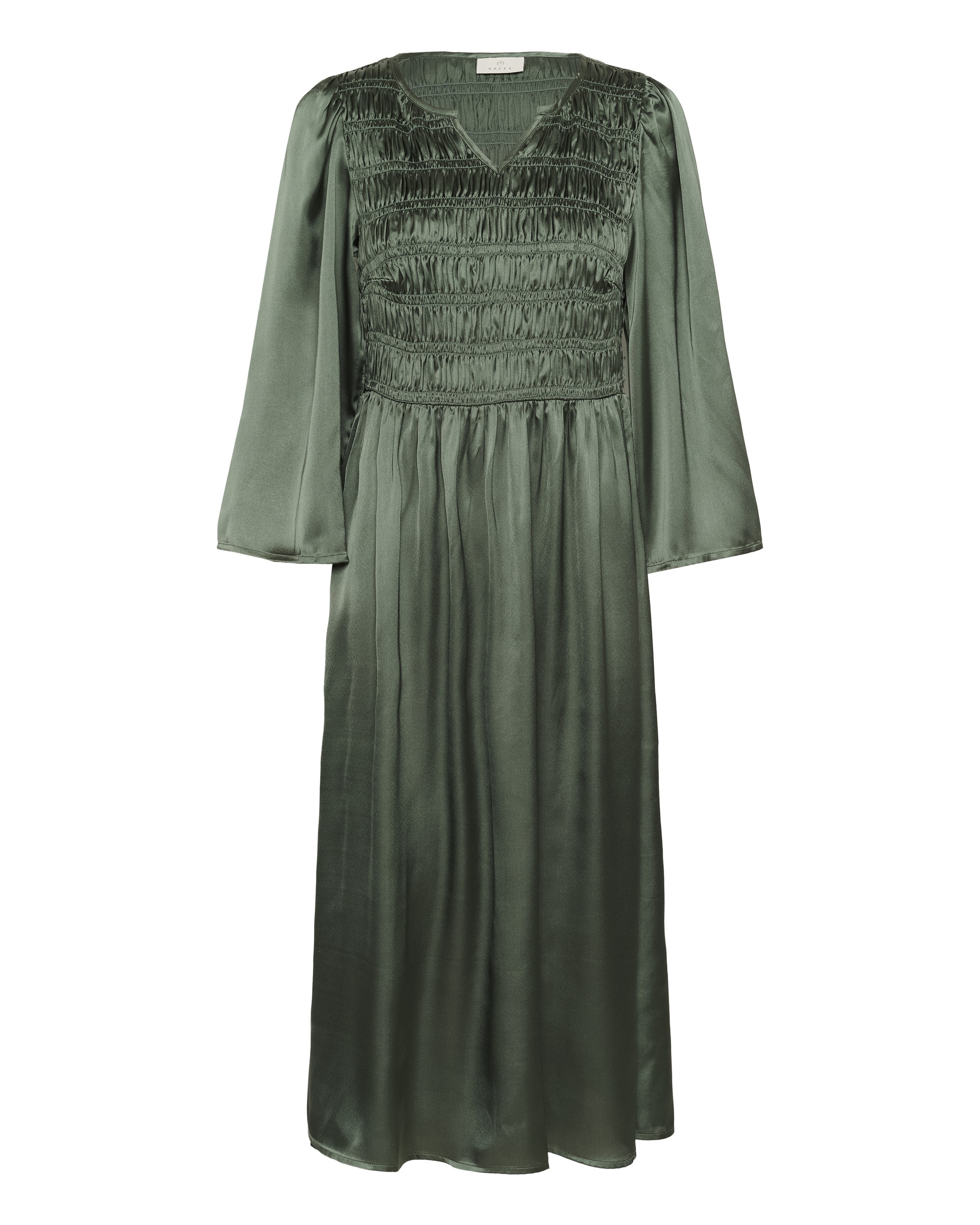 Kaffe Kjole 'Magda' i grøn: forside