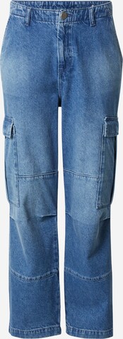 SHYX Loosefit Cargojeans 'Lumi' in Blauw: voorkant