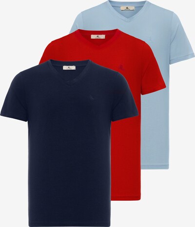 Daniel Hills Tričko - námořnická modř / světlemodrá / červená, Produkt