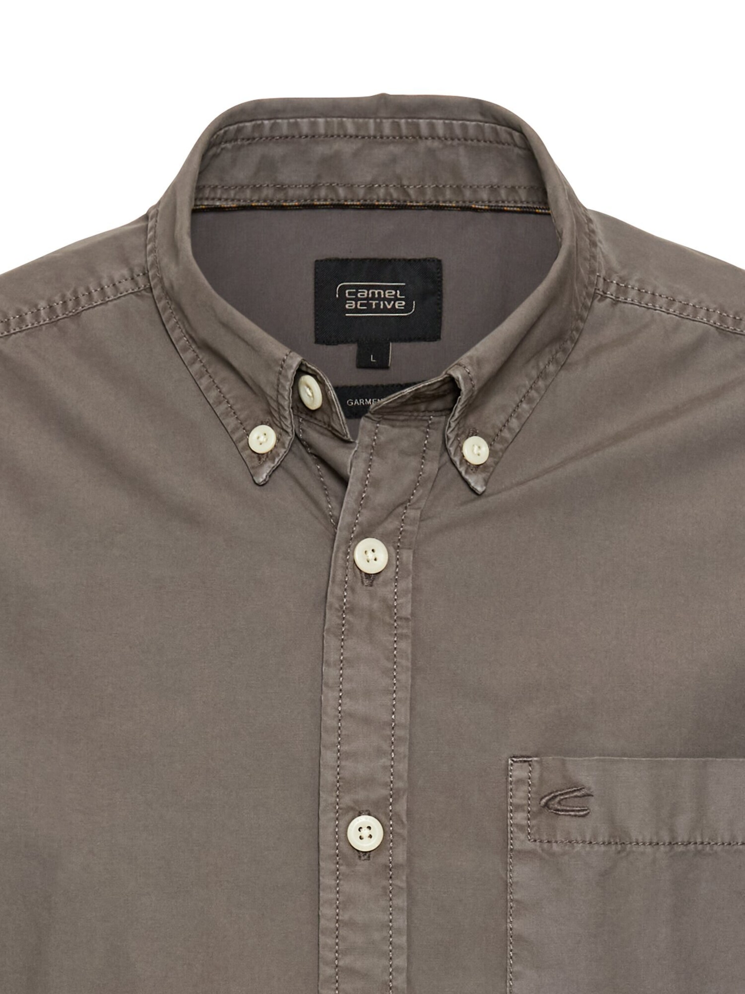 CAMEL ACTIVE Regular fit Button Up Shirt in Grey