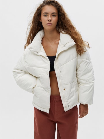 Pull&Bear Tussenjas in Beige: voorkant