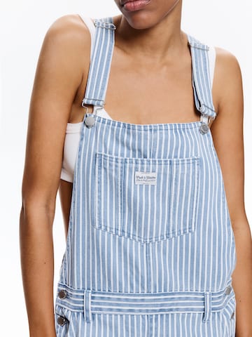 Pull&Bear Baggy Jean Overalls in Blue