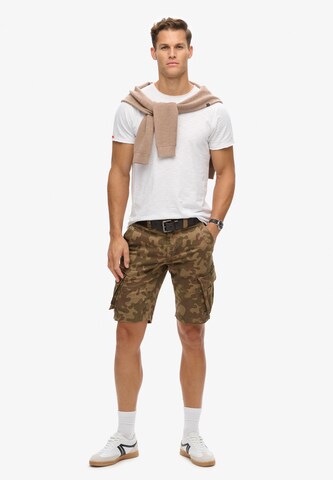 Superdry Loosefit Cargobroek 'Core' in Groen
