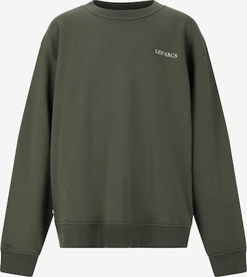 Les'Arcs Sweatshirt 'Deasach' in Green: front