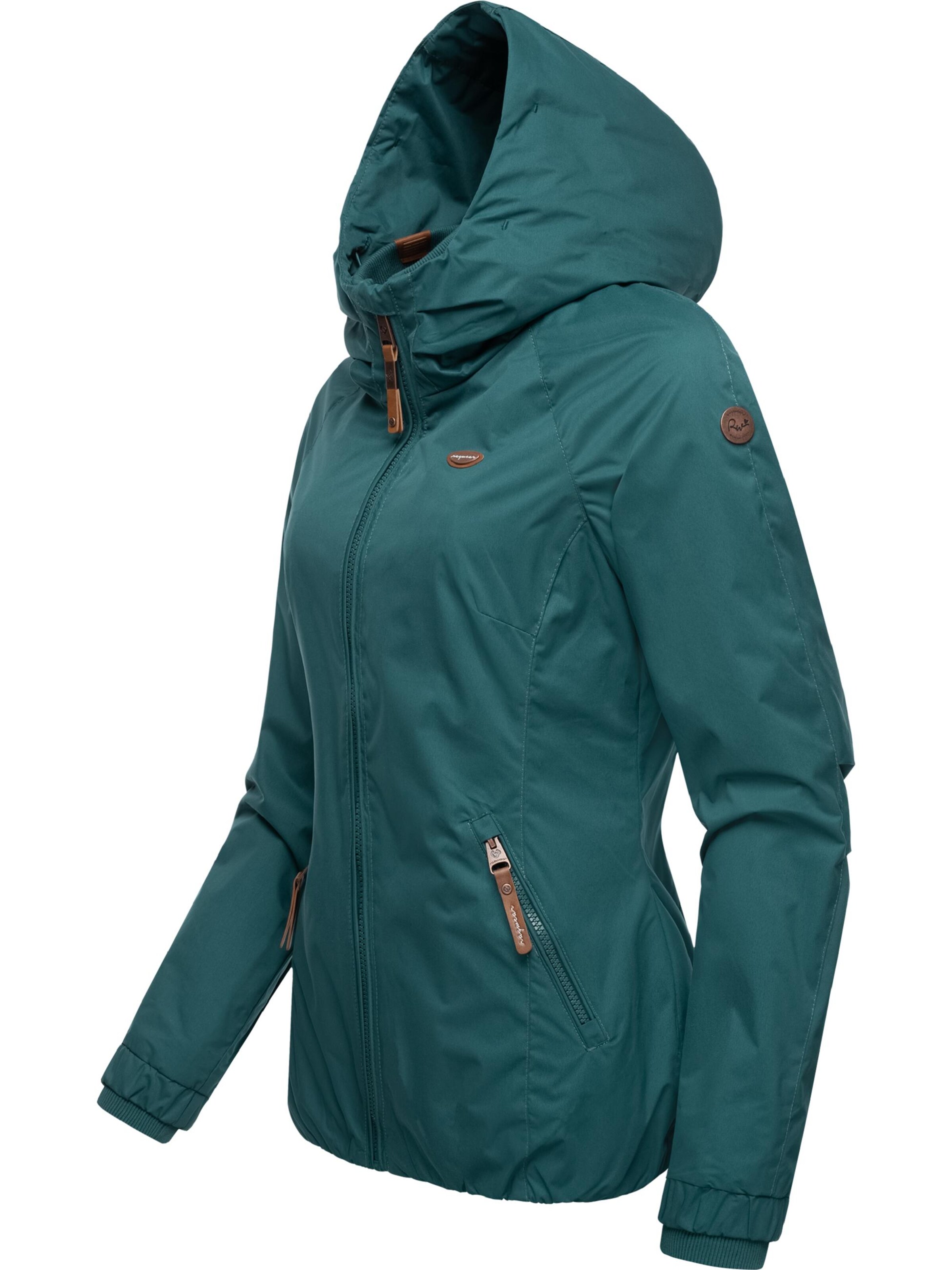 Ragwear Weatherproof jacket 'Dizzie' in Green