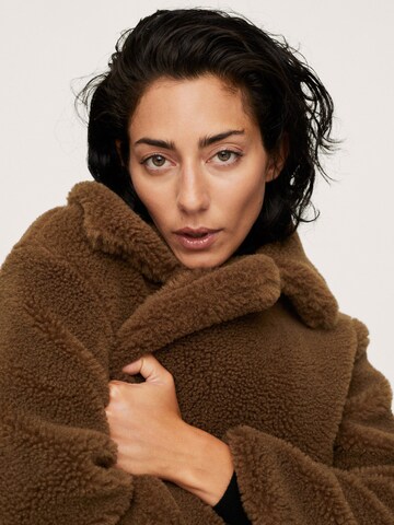 MANGO Between-Seasons Coat 'Currito' in Brown