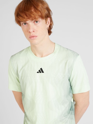 ADIDAS PERFORMANCE Funkcionalna majica | zelena barva