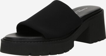 Madden Girl Mules 'TRICK' in Black: front