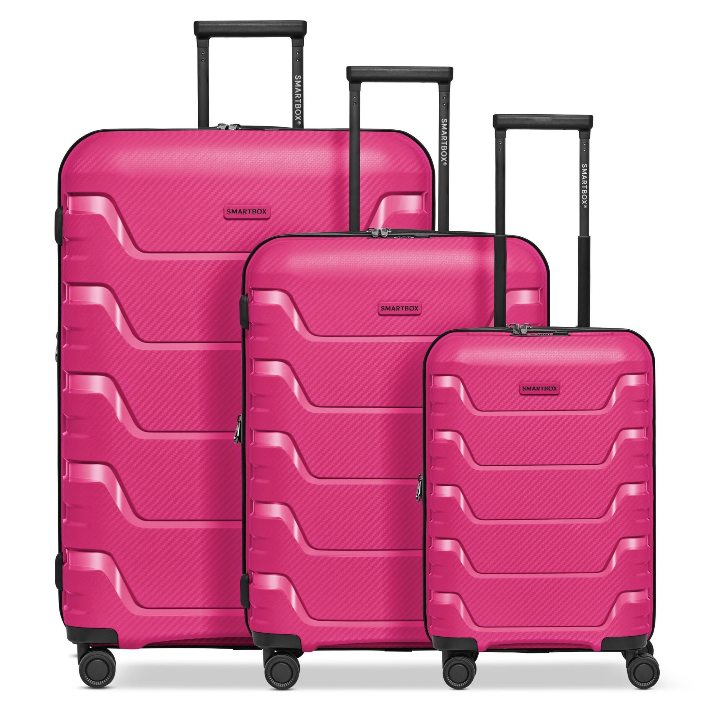 Smartbox Kofferset in Pink: Vorderseite