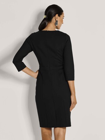 Robe fourreau MADELEINE en noir