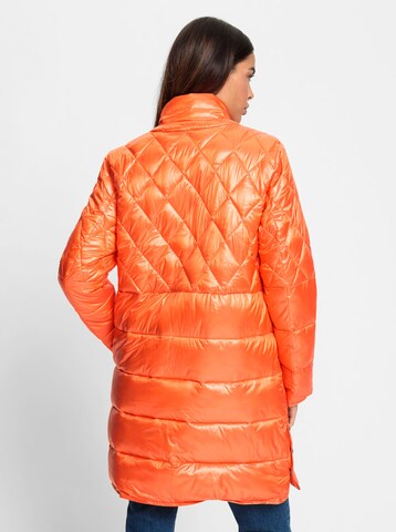 Manteau mi-saison heine en orange