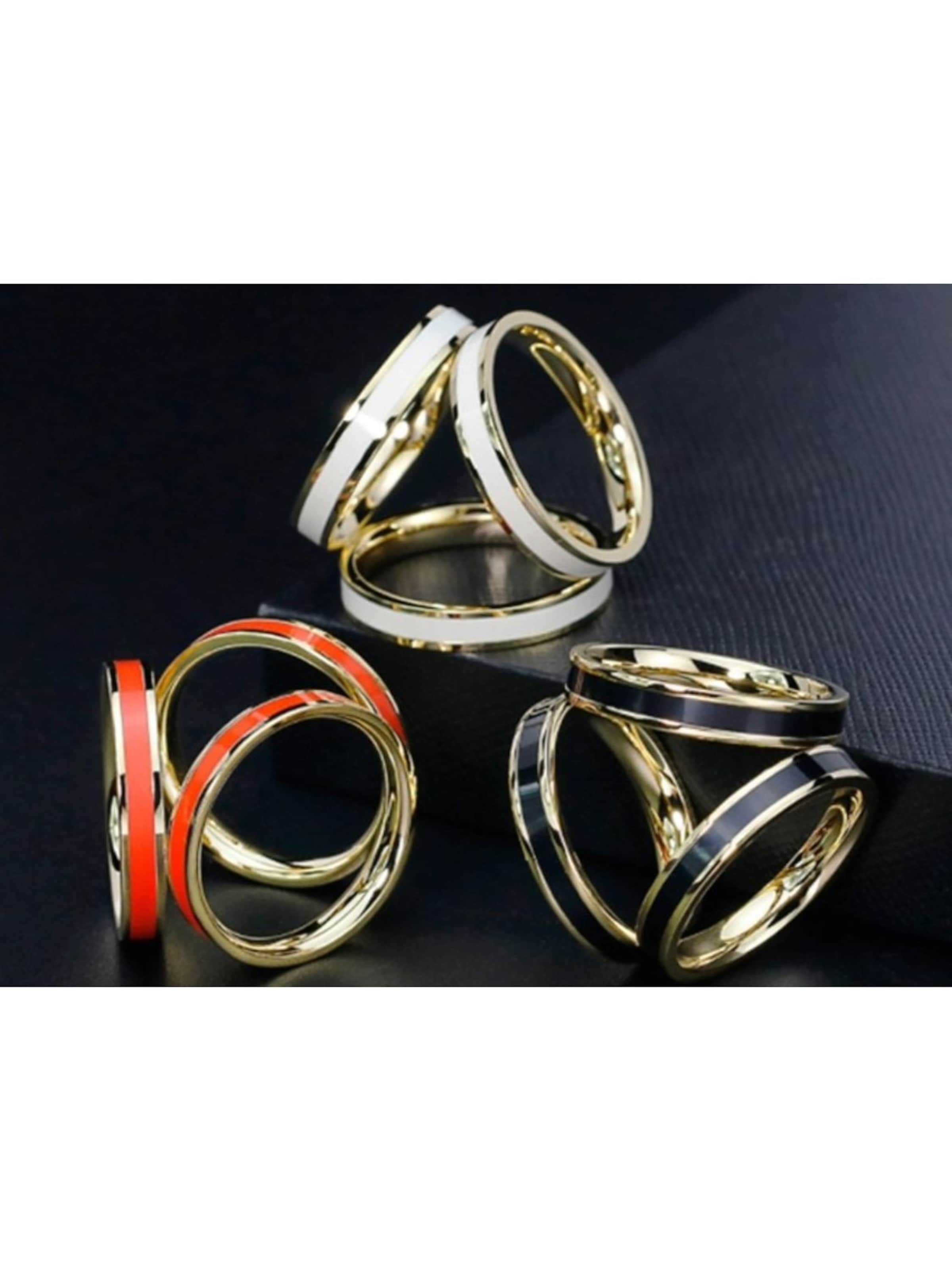 Écharpe 'Bague 3' alberto cabale en rouge