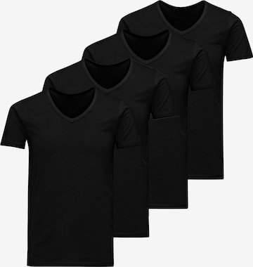 JACK & JONES Shirt in Black: front