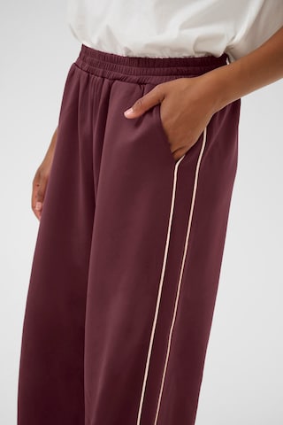 Wide Leg Pantalon 'KACory' Kaffe en rouge