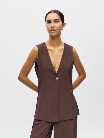 OBJECT Vest 'OBJIsla' in Brown: front