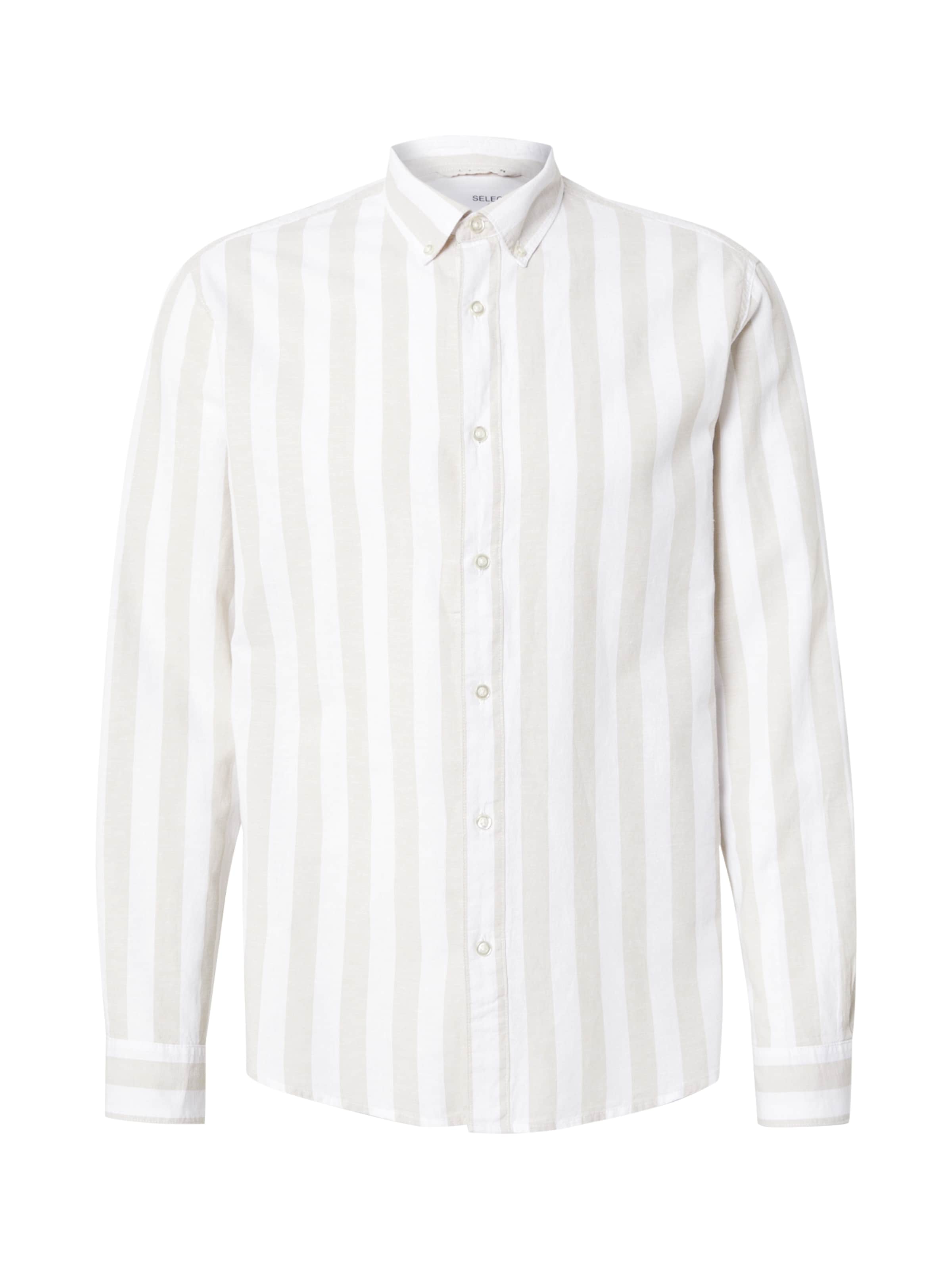 SELECTED Tavaline suurus Triiksärk 'SLHSUN', värv hall: eest vaates