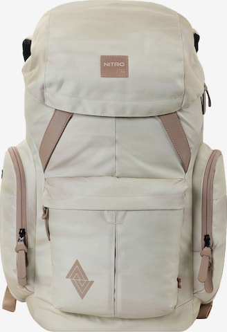 NITRO Backpack in Beige: front