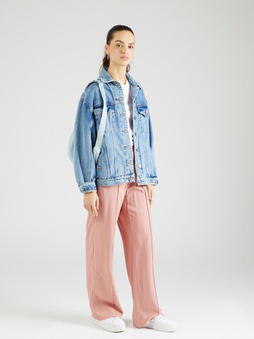 VERO MODA Wide leg Trousers 'ENA' in Pink