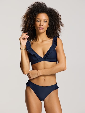 The Sunshine Brand Triangel Bikini in Blauw: voorkant