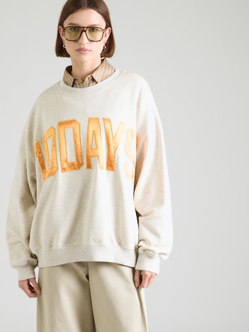 Sweat-shirt 10Days en blanc : devant